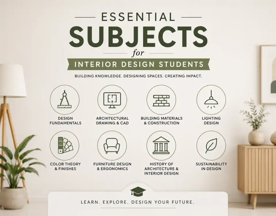Subjects for Interior Design